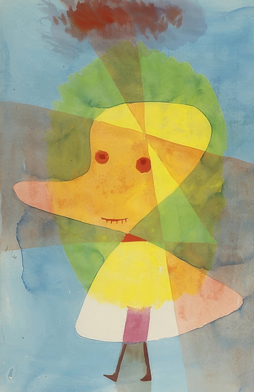 Pieni puutarhahenki. 1929 tekijältä Paul Klee