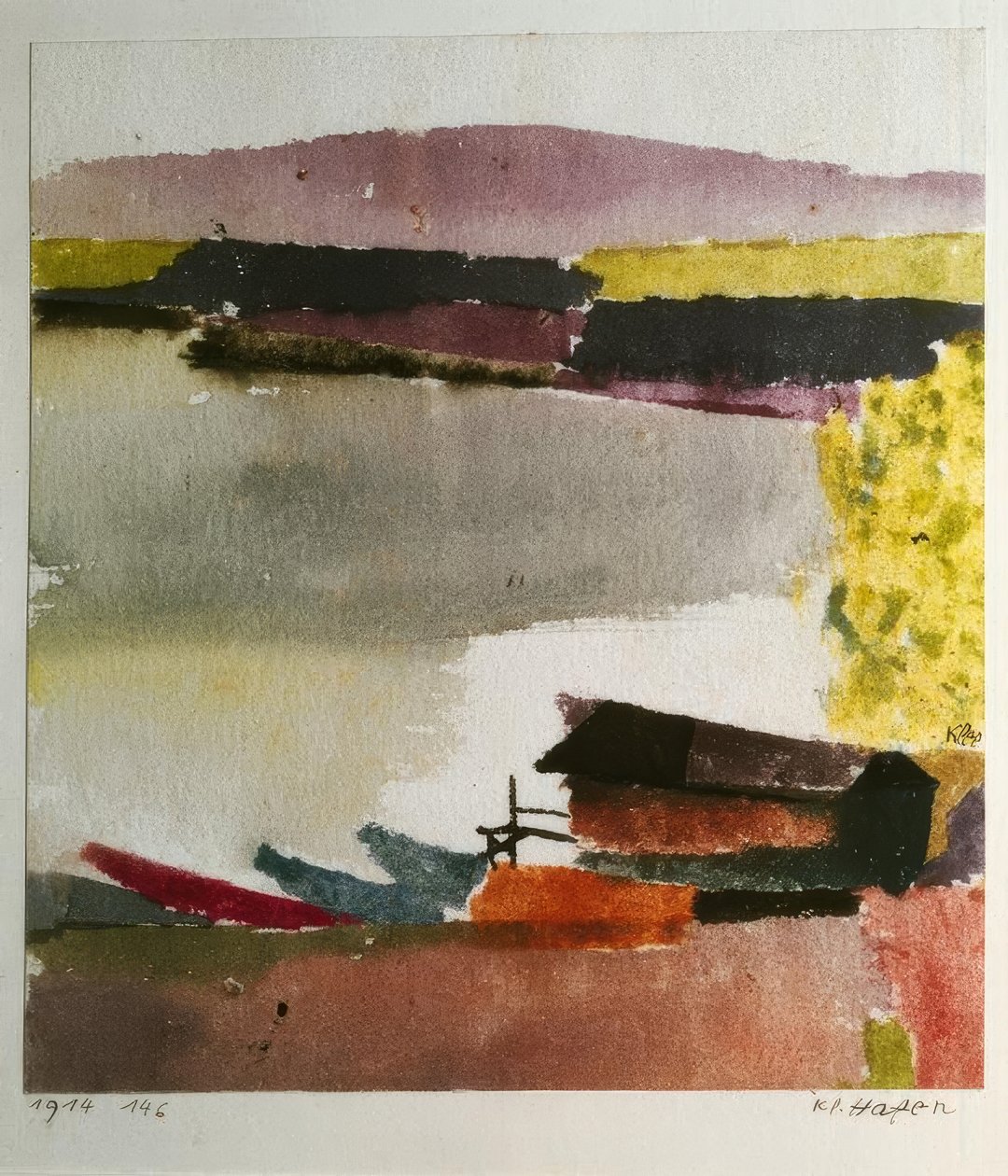 Kleiner Hafen tekijältä Paul Klee