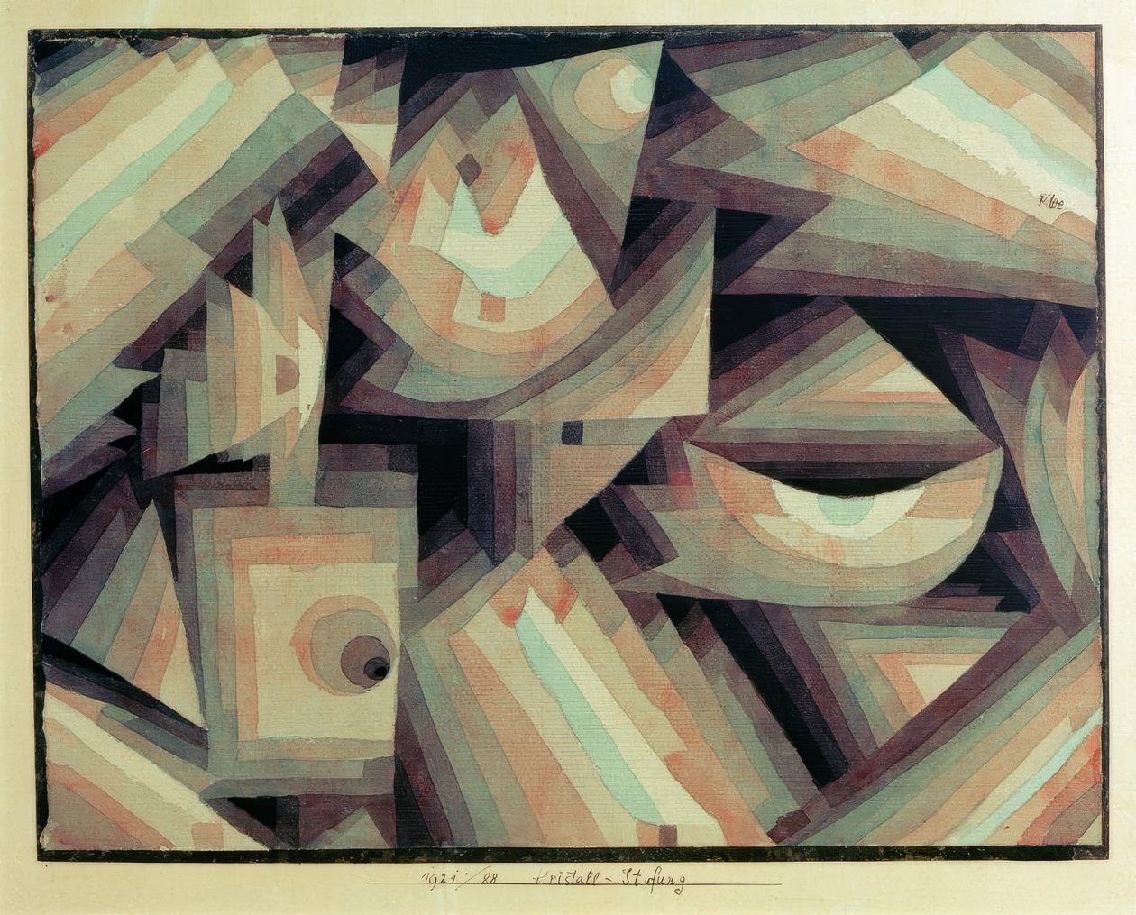 Kristall-Stufung tekijältä Paul Klee