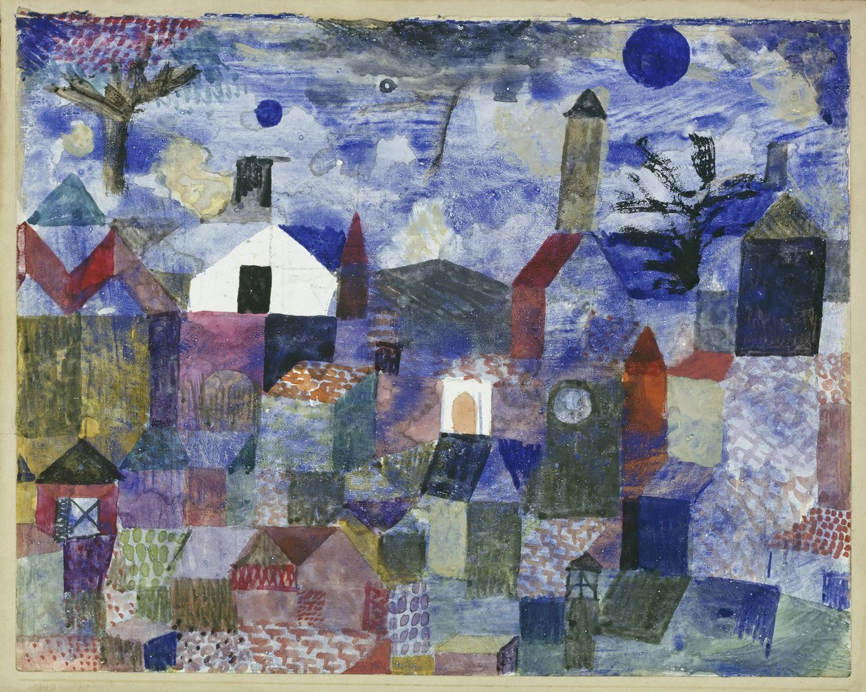 Maisema sinisenä tekijältä Paul Klee