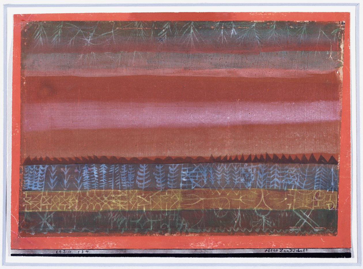 Kerroksellinen maisema tekijältä Paul Klee