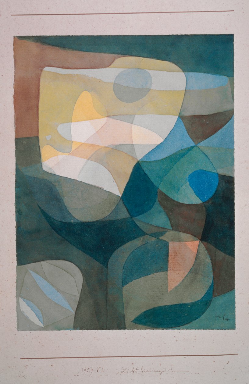 Kevyt laajennus I, 1929. tekijältä Paul Klee