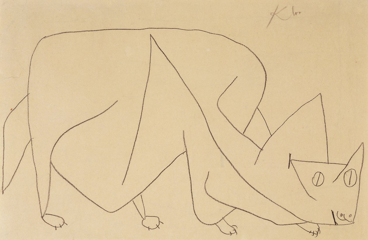 väijyvä kissa; kissa vaanii tekijältä Paul Klee