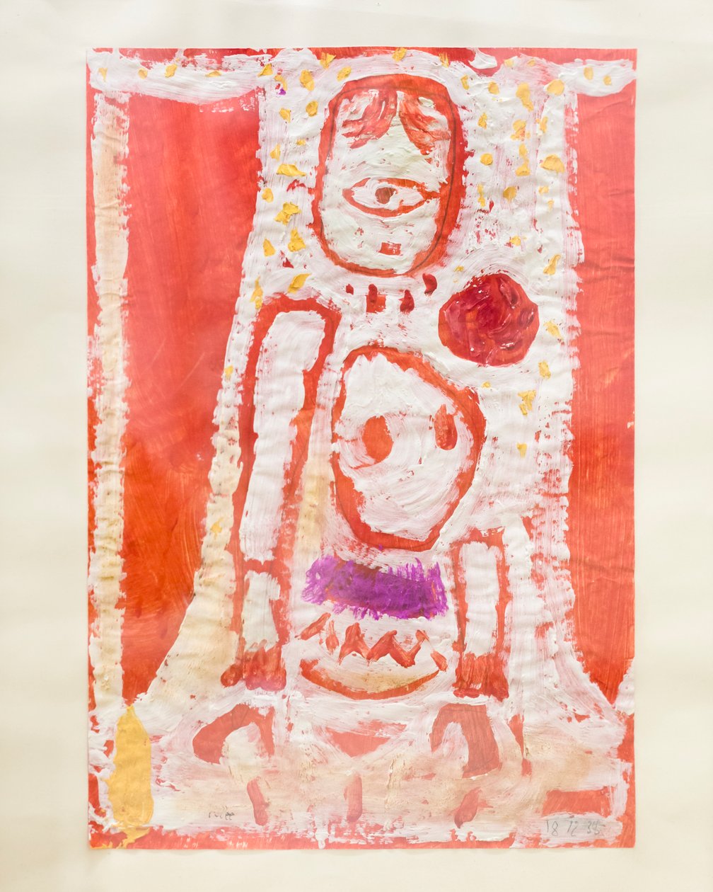 tyttö rintakorulla tekijältä Paul Klee