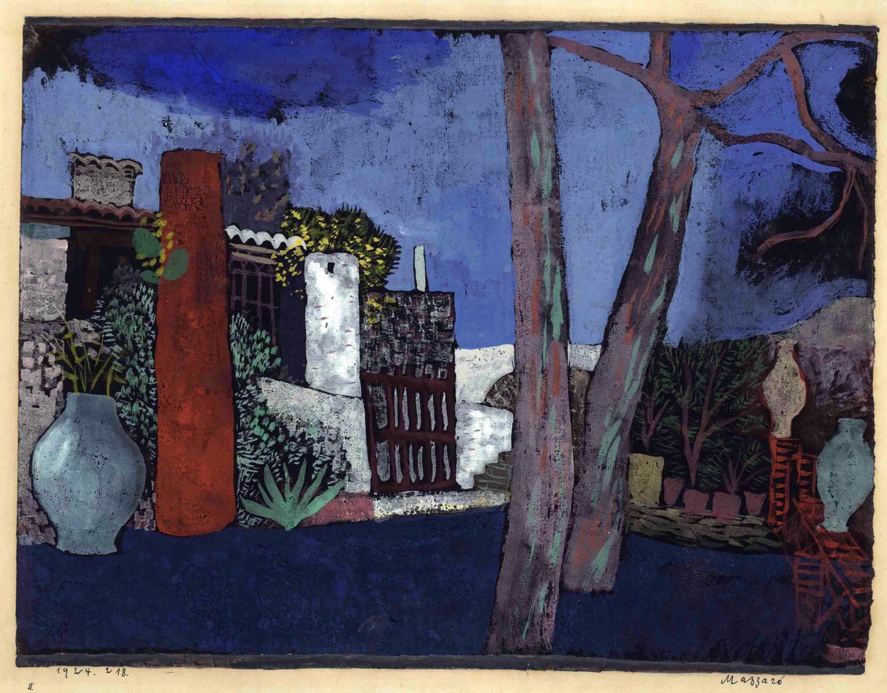 Mazzarò, 1924. tekijältä Paul Klee