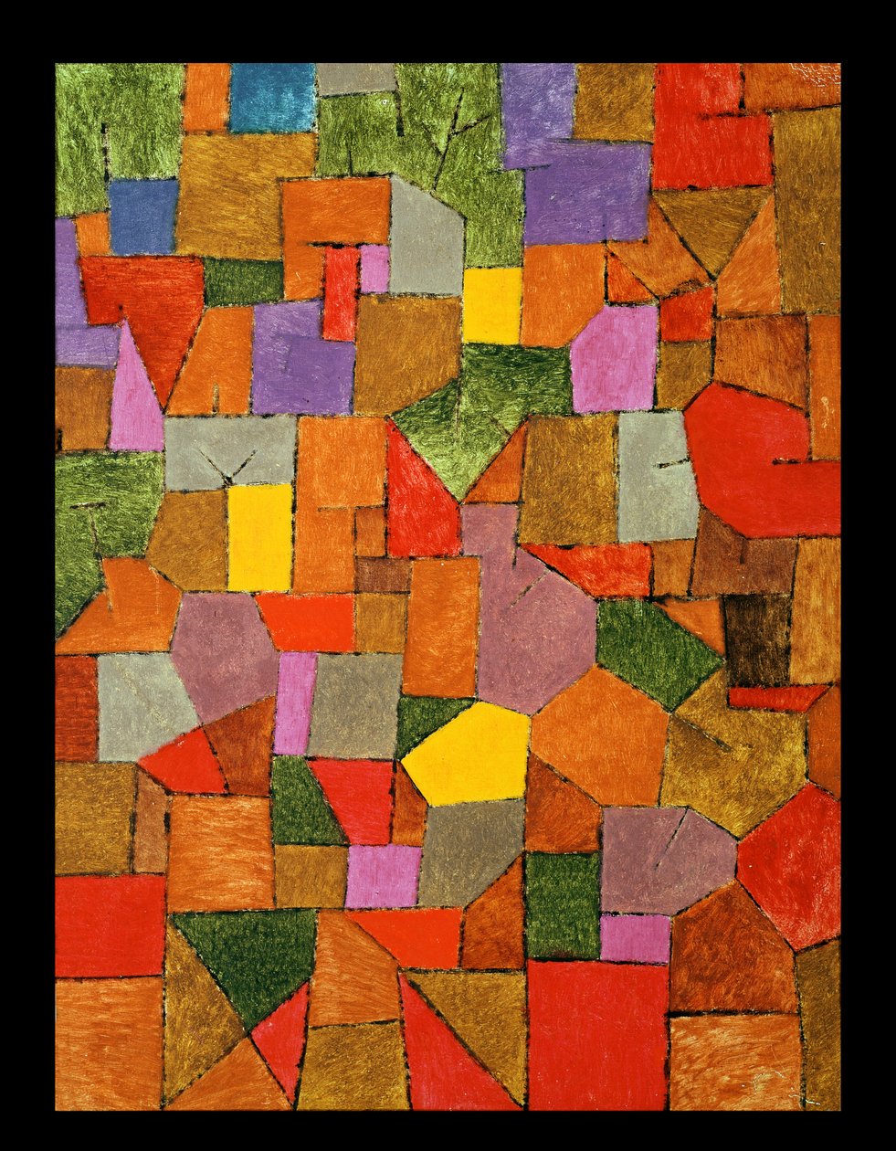 Mountain Village (syksyinen) 1934 tekijältä Paul Klee