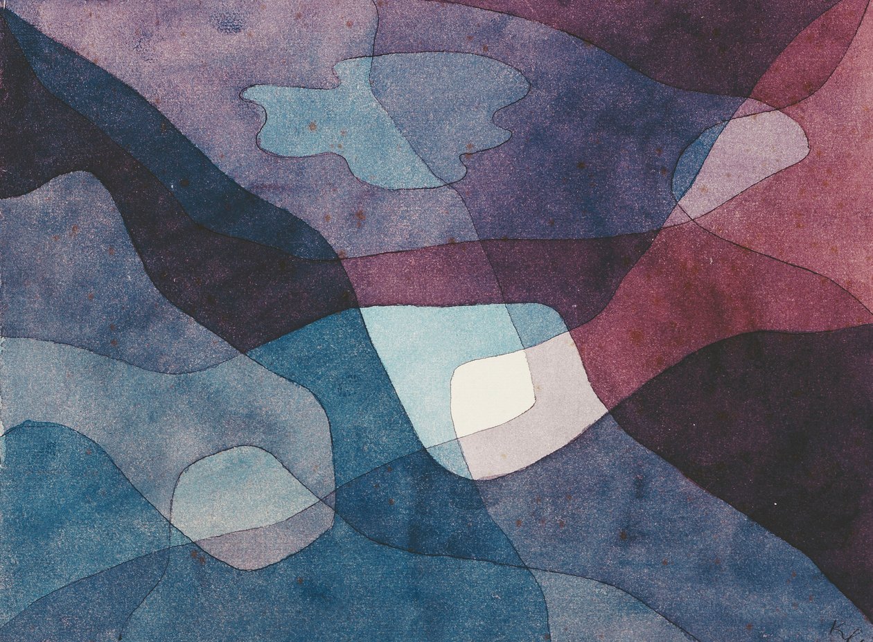 Vuori ja synteettinen ilma; Synteettinen vuori ja ilma tekijältä Paul Klee