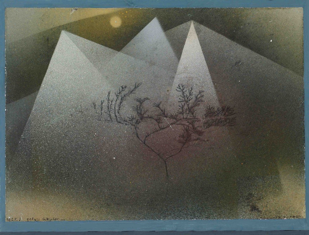 Vuoria talvella Vuoria talvella, 1925. tekijältä Paul Klee