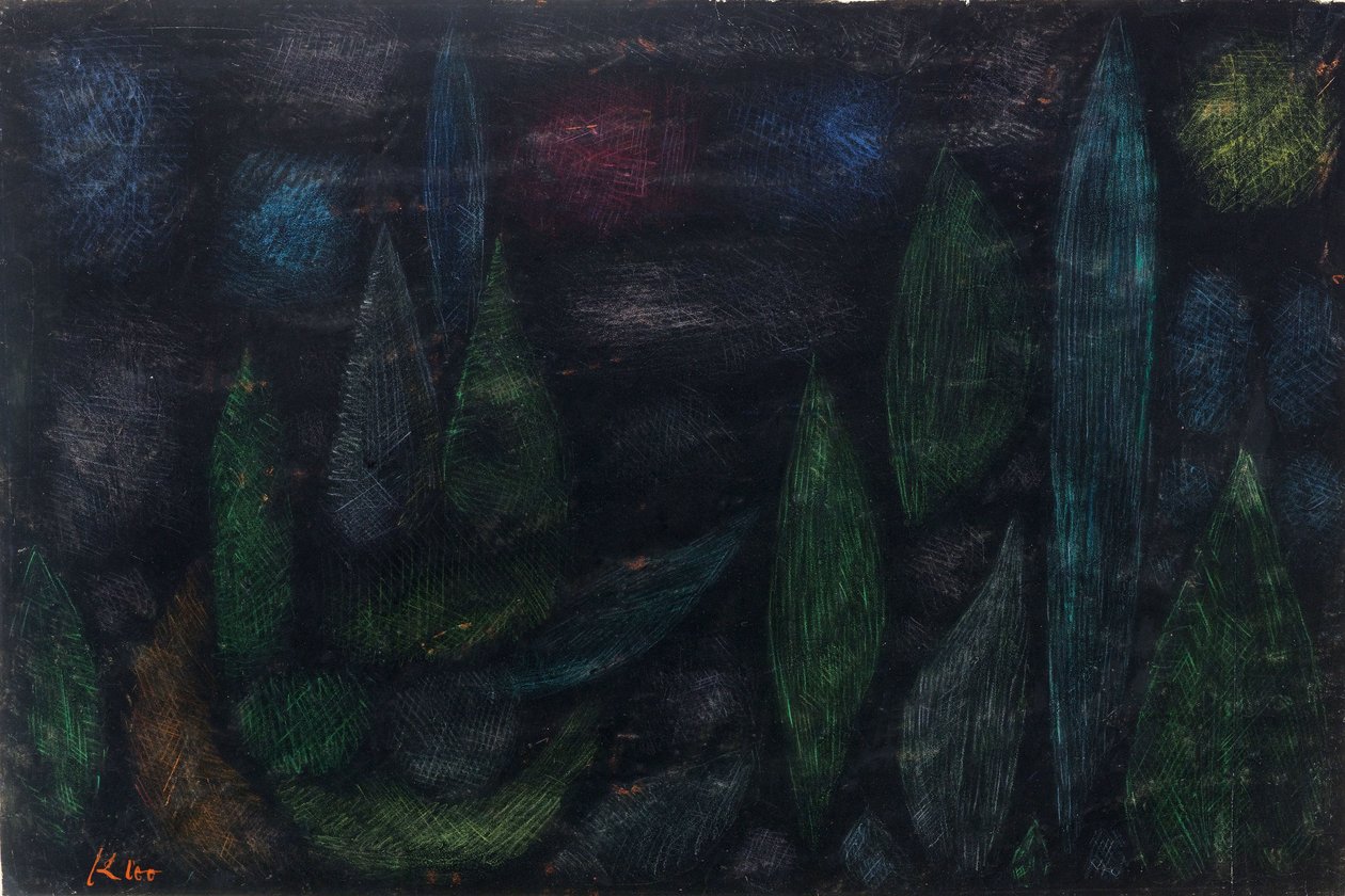 Yömaisema, 1937. tekijältä Paul Klee