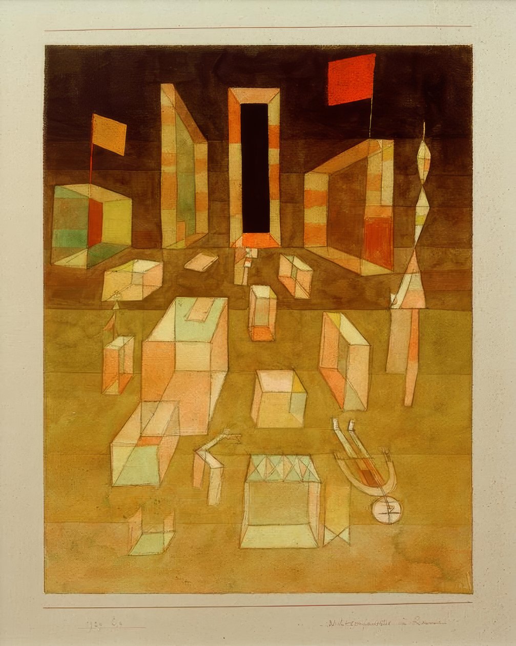 Nichtkomponiertes im Raum tekijältä Paul Klee