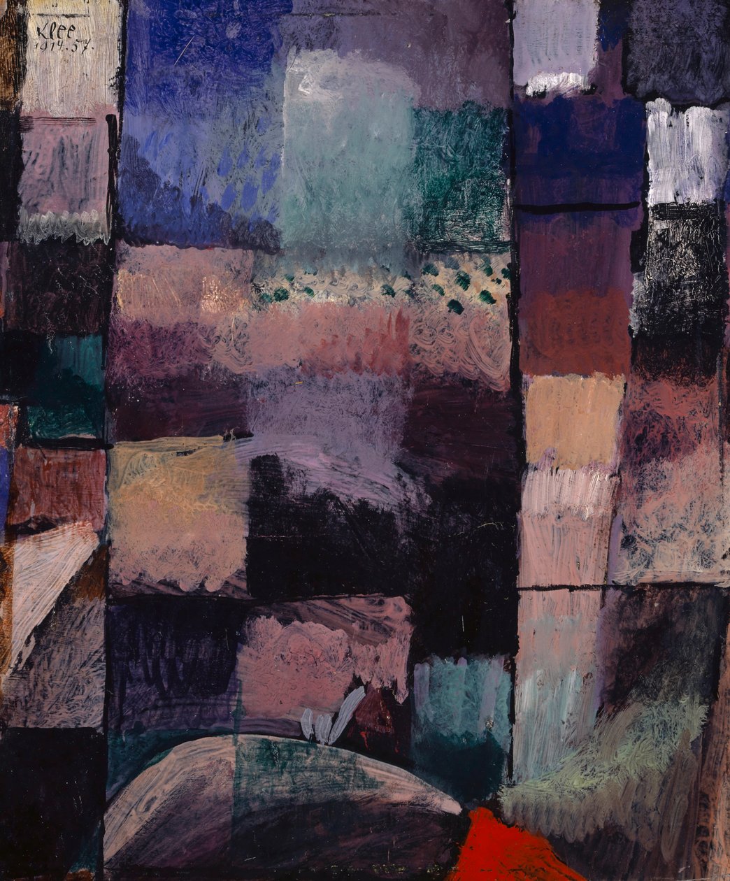 Motiivilla Hammametista, 1914. tekijältä Paul Klee