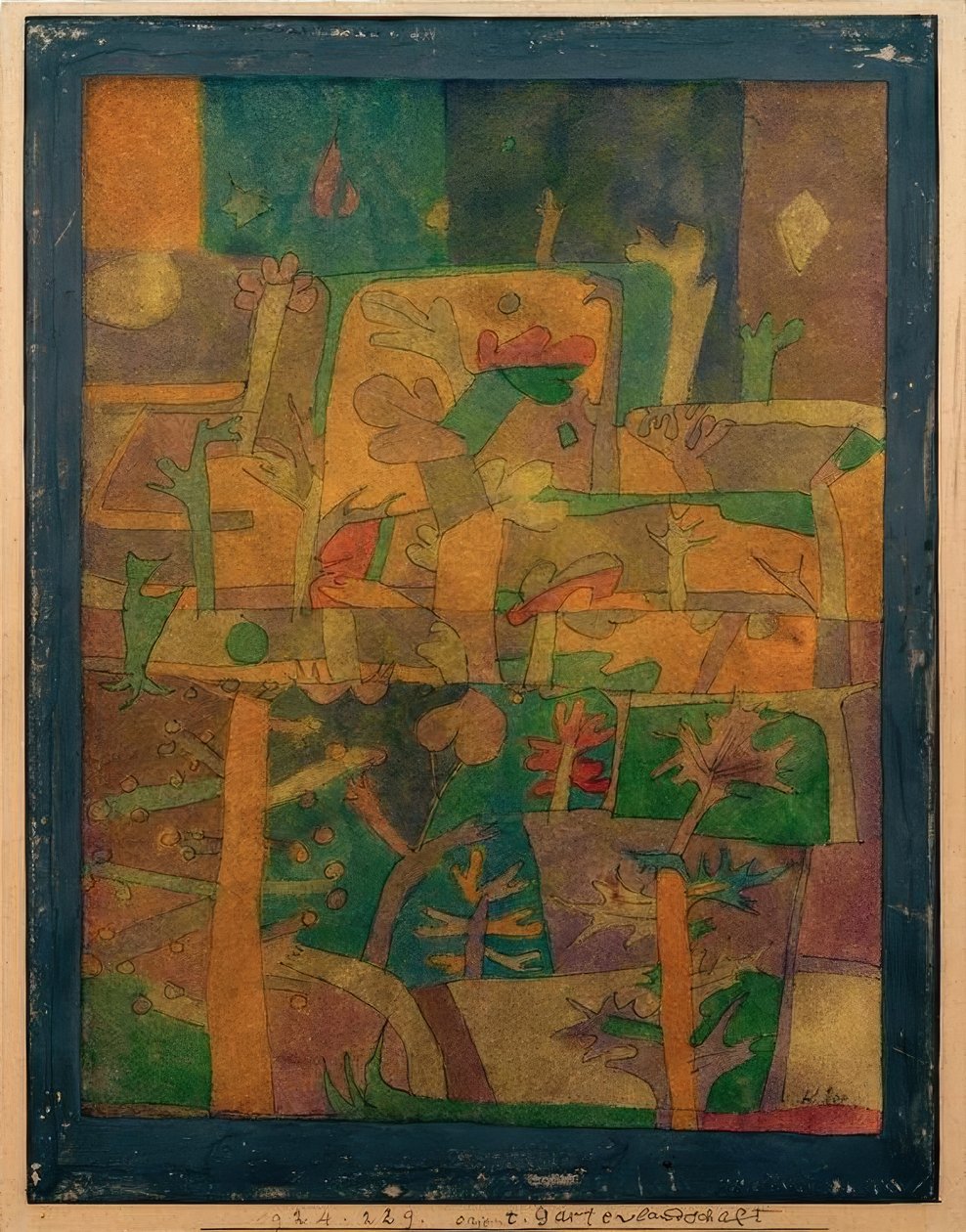 Orientalische Gartenlandschaft tekijältä Paul Klee