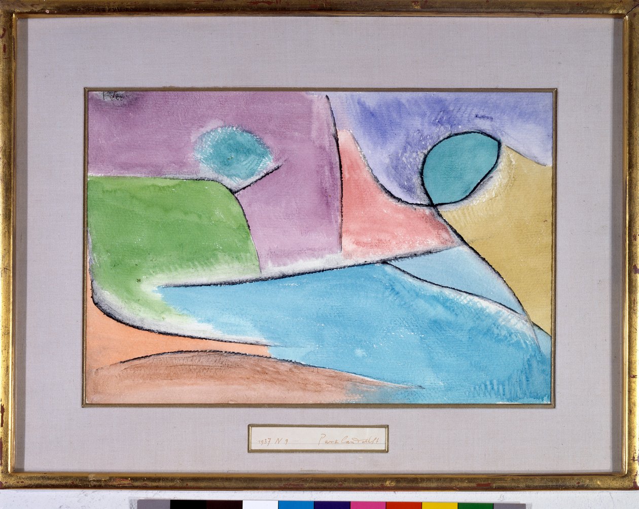 Parkland Shaft (akvarelli tekijältä Paul Klee