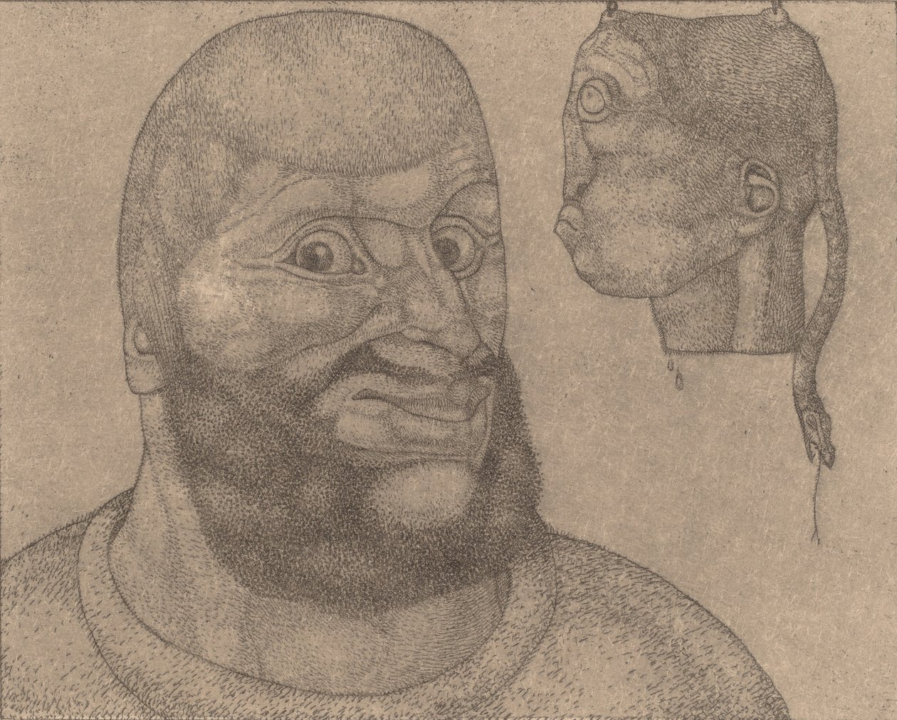 Perseus Wit on voittanut surun [Perseus-The Triumph of Brain over Body], 1904. tekijältä Paul Klee