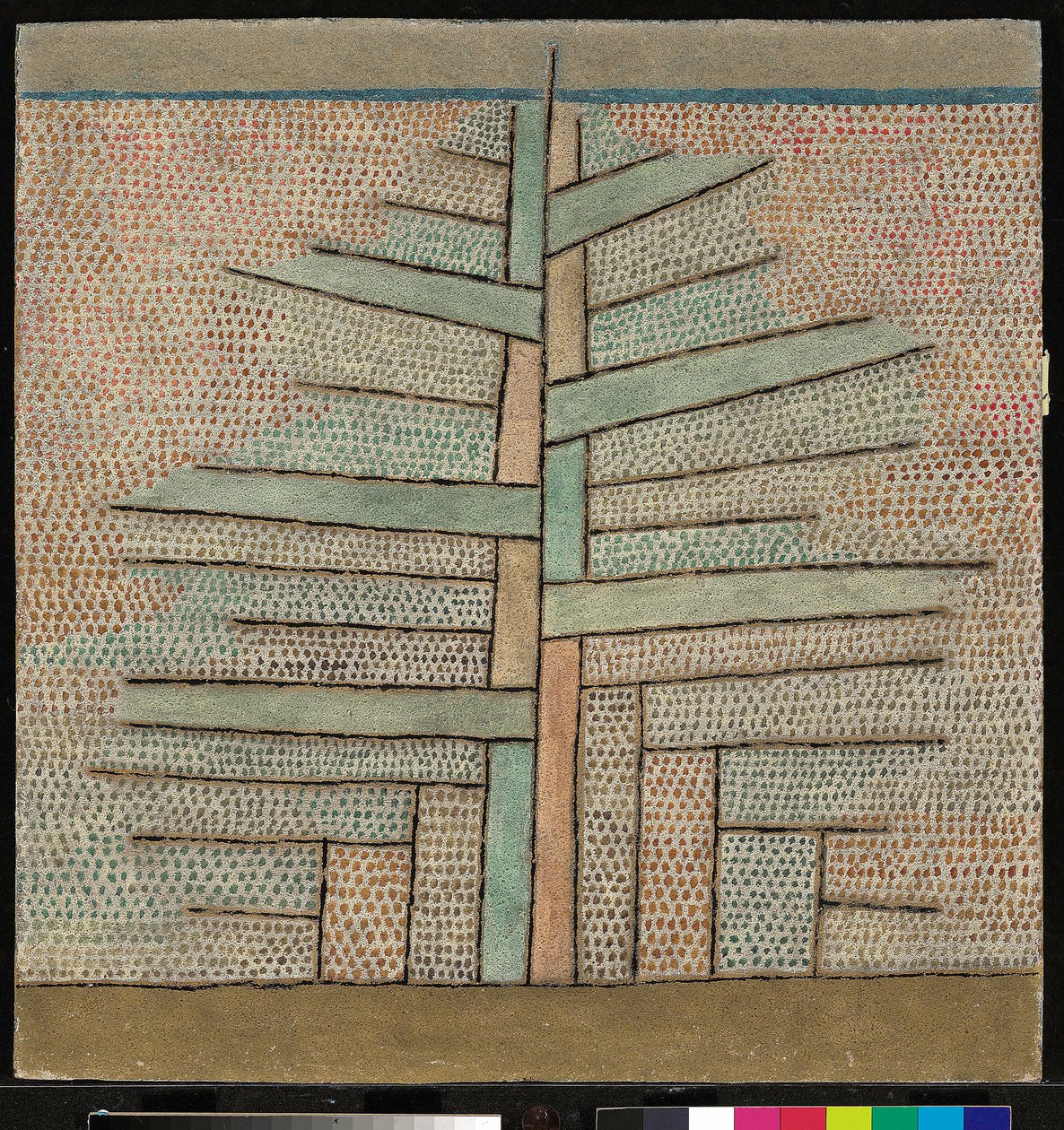 ""Pine"" (mänty) - Paul Kleen (1879-1940) maalaus tekijältä Paul Klee