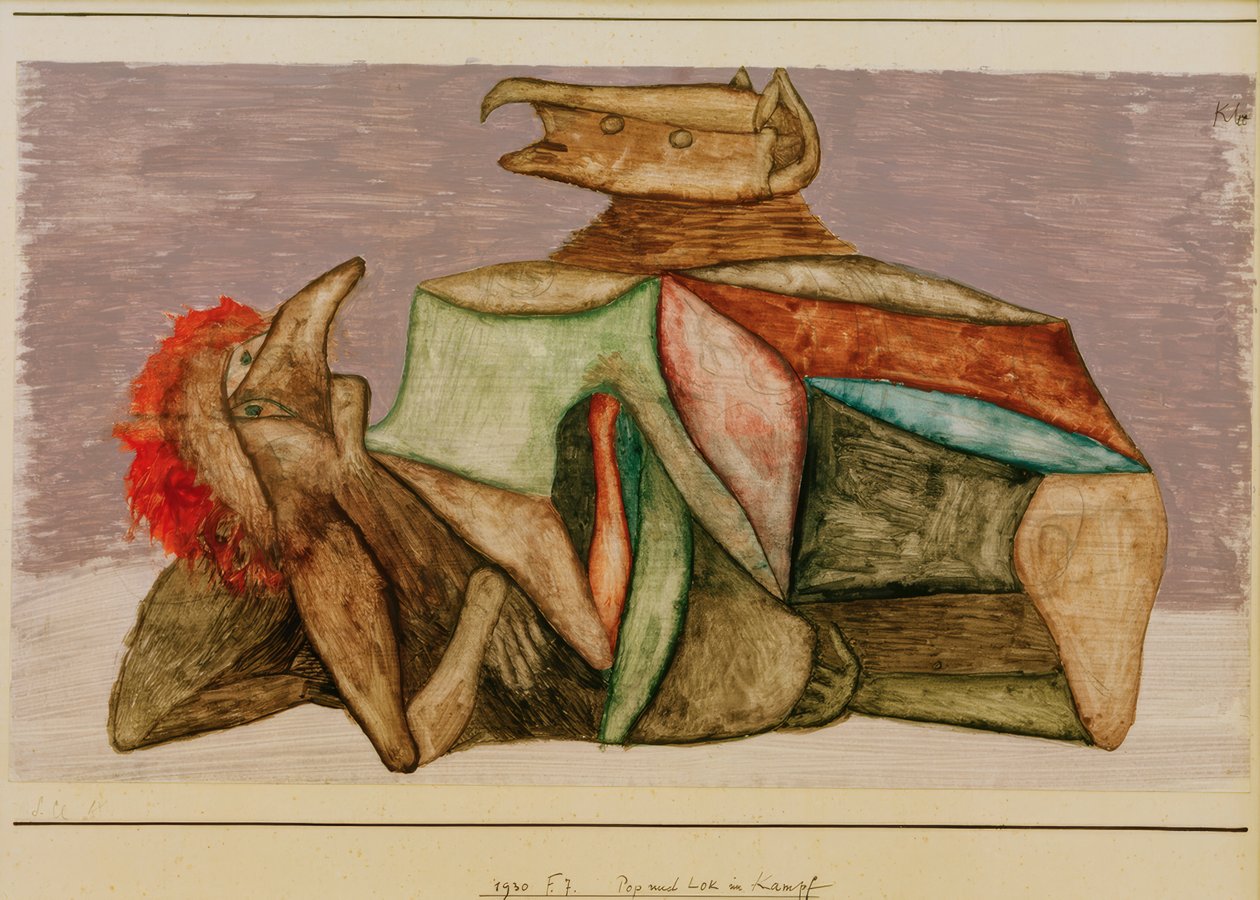 Pop und Lok im Kampf tekijältä Paul Klee