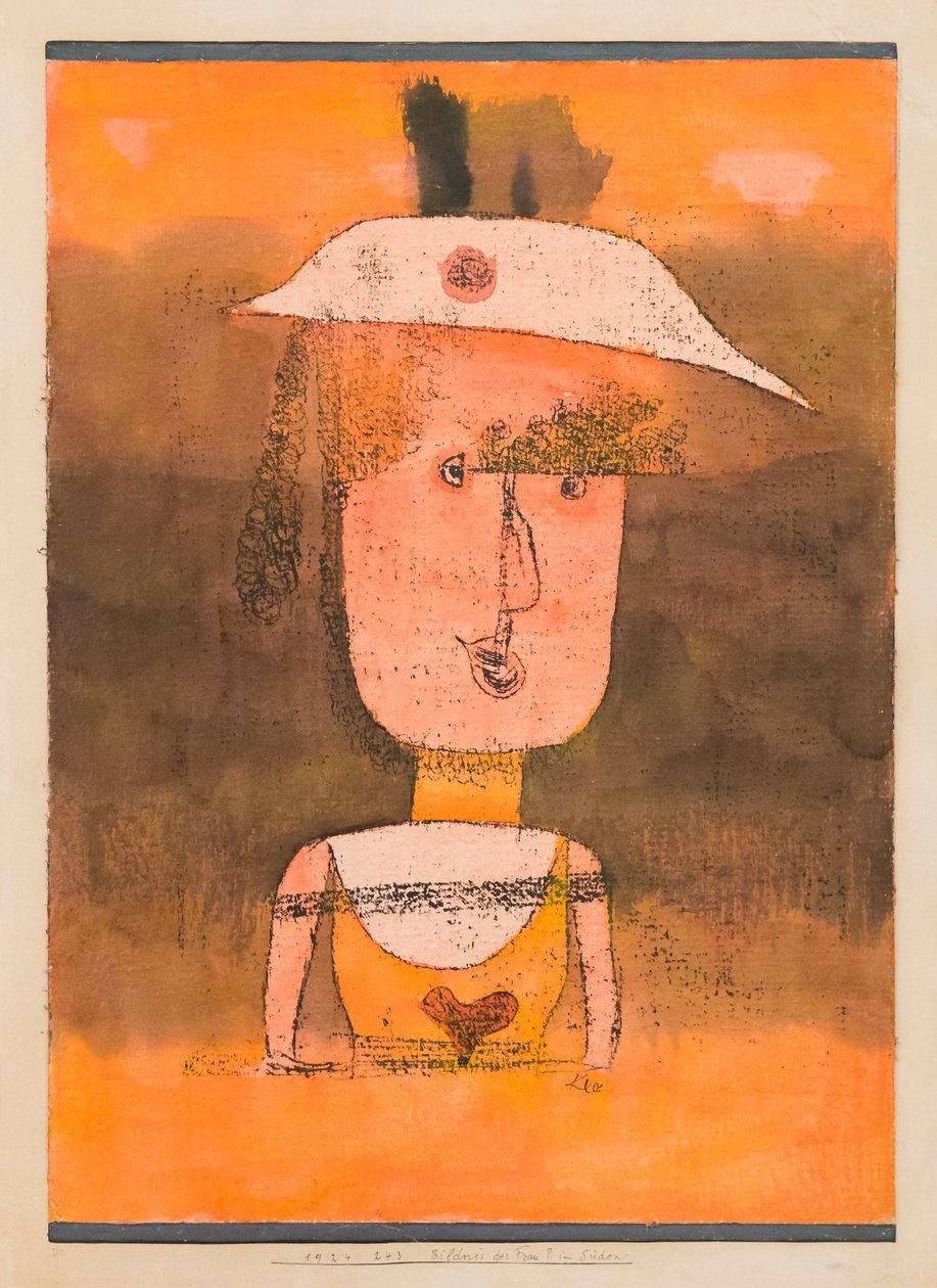 Retrato de Frau P. no sul da Finlândia tekijältä Paul Klee