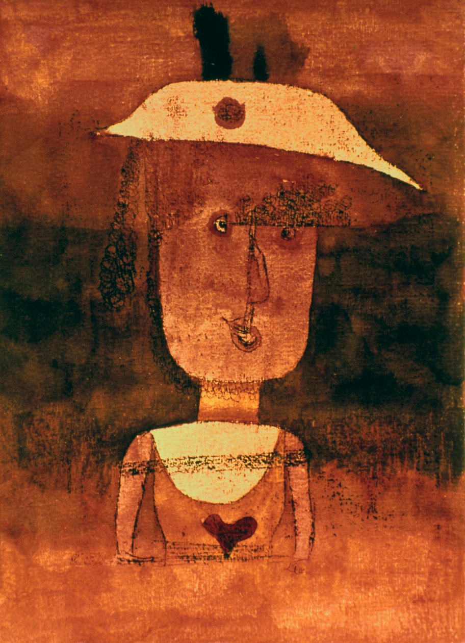 Rouva P:n muotokuva etelässä, 1924 tekijältä Paul Klee