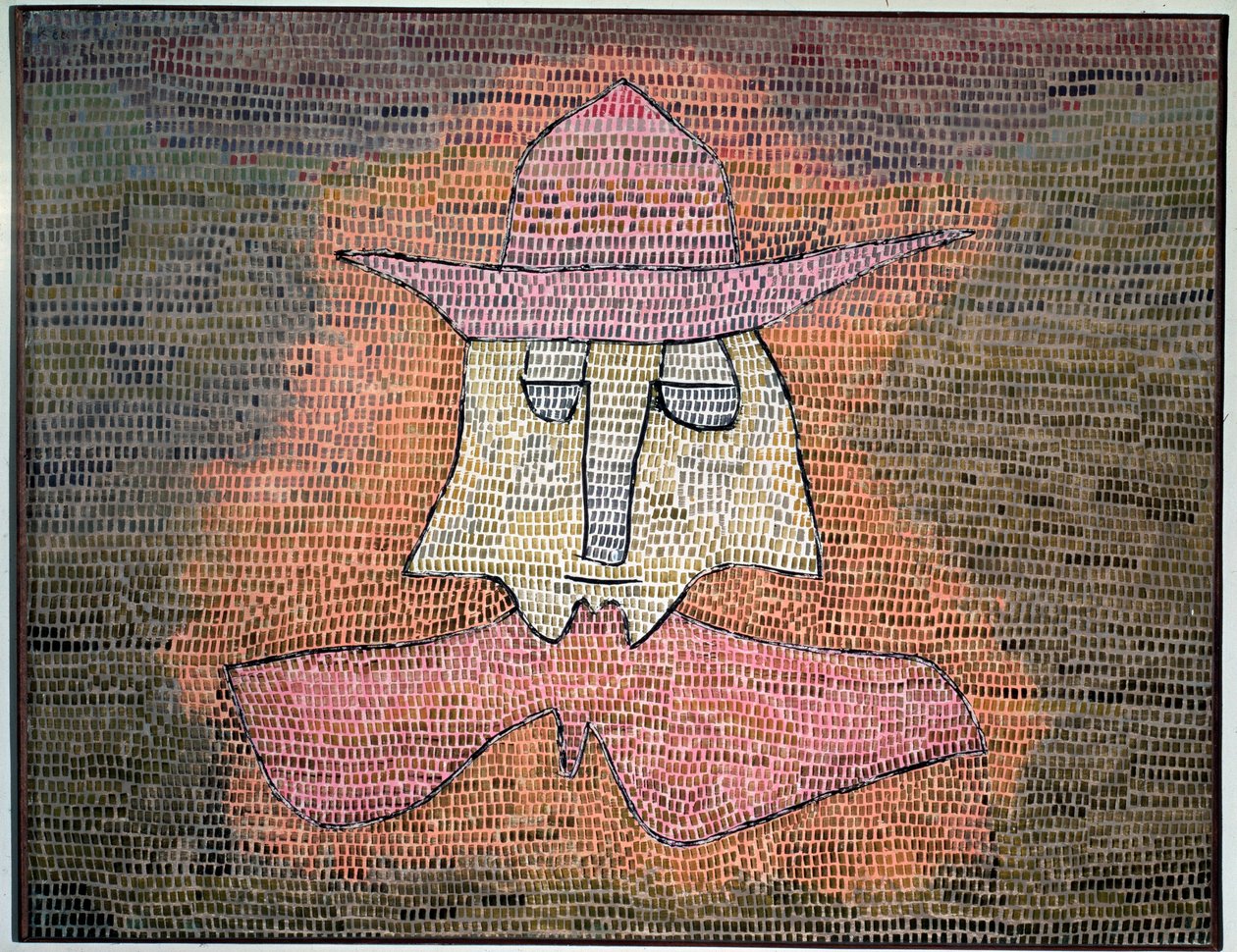 Pastori Kolin muotokuva - maalaus tekijältä Paul Klee