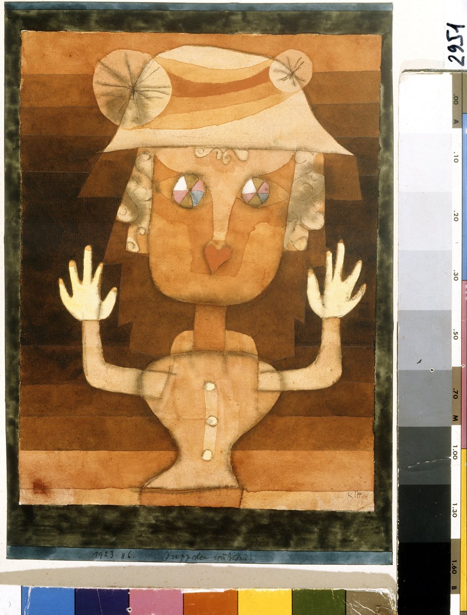 Nukke. Paul Kleen (1879-1940) maalaus tekijältä Paul Klee