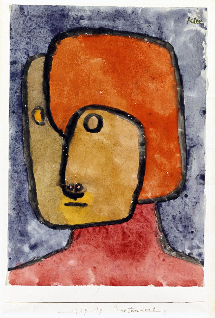 Teeskentelijä - Teeskentelijä - Paul Kleen (1879-1940) taideteos tekijältä Paul Klee