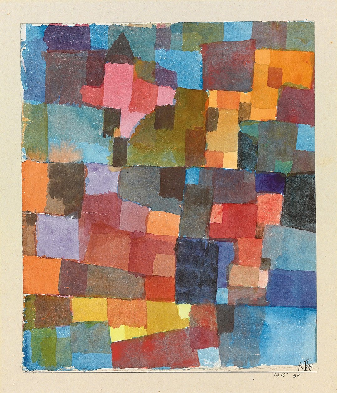 Huonearkkitehtuuri (kylmä-lämmin) tekijältä Paul Klee
