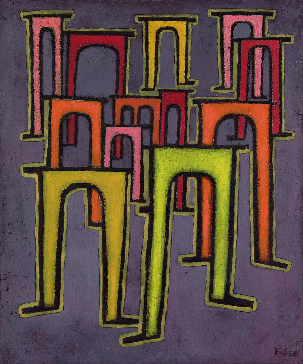 Viaduktin vallankumous tekijältä Paul Klee