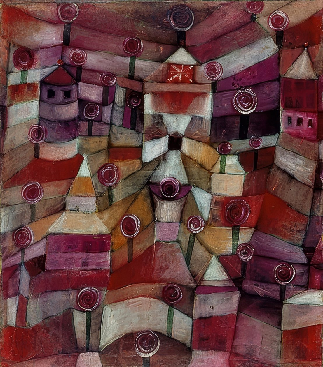 Rosengarten. 1920 tekijältä Paul Klee