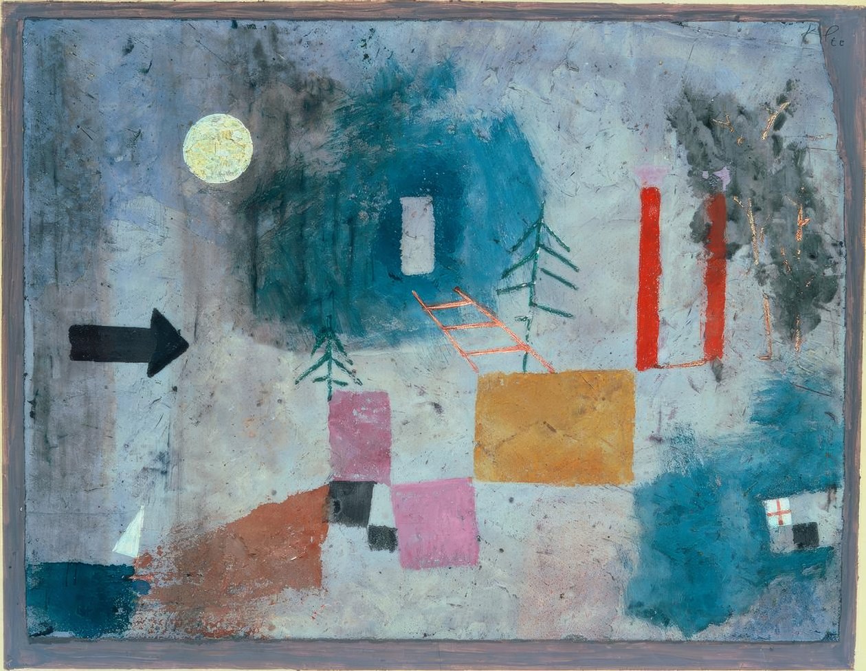 Punaisten sarakkeiden ohittaminen tekijältä Paul Klee