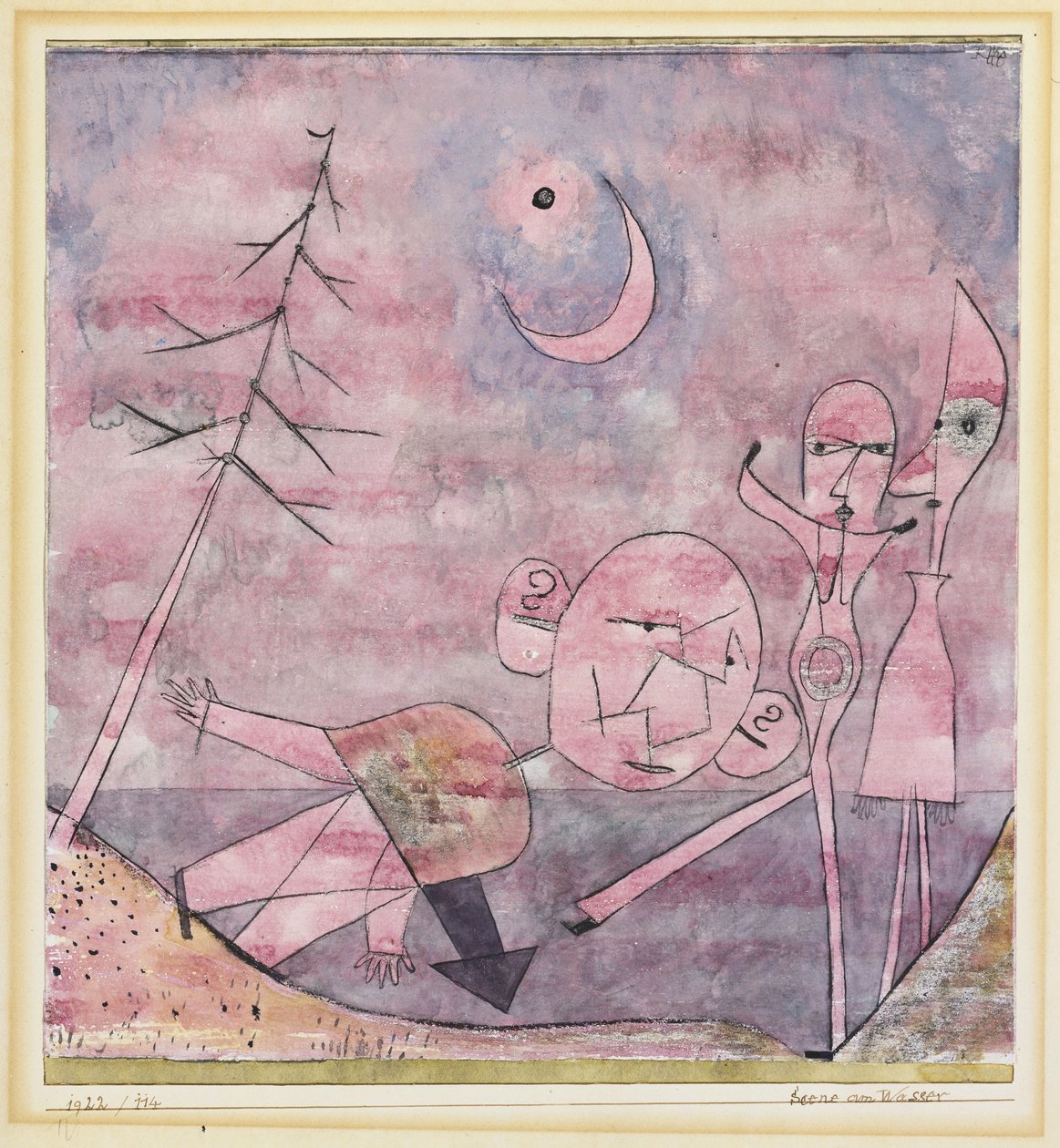 Kohtaus vedessä tekijältä Paul Klee
