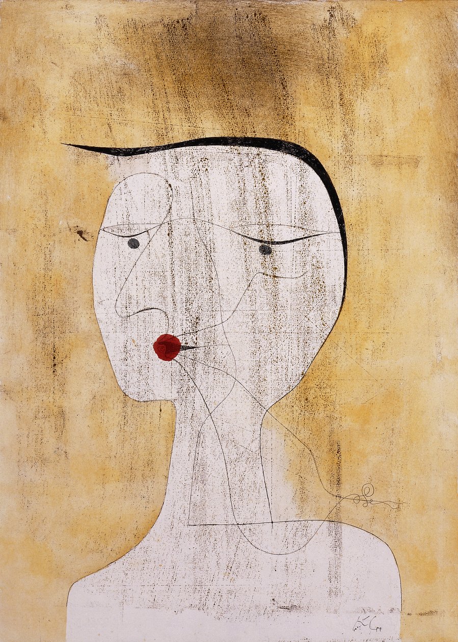 Sinetöity nainen; Suljettu nainen tekijältä Paul Klee