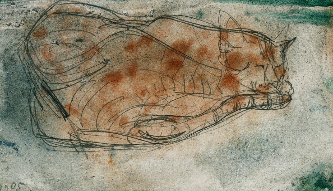 Nukkuva kissa; Nukkuva kissa tekijältä Paul Klee