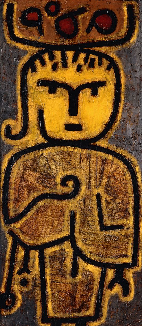 Pieni vihreä ruokakauppa; Pieni hedelmäkäsittelijä tekijältä Paul Klee