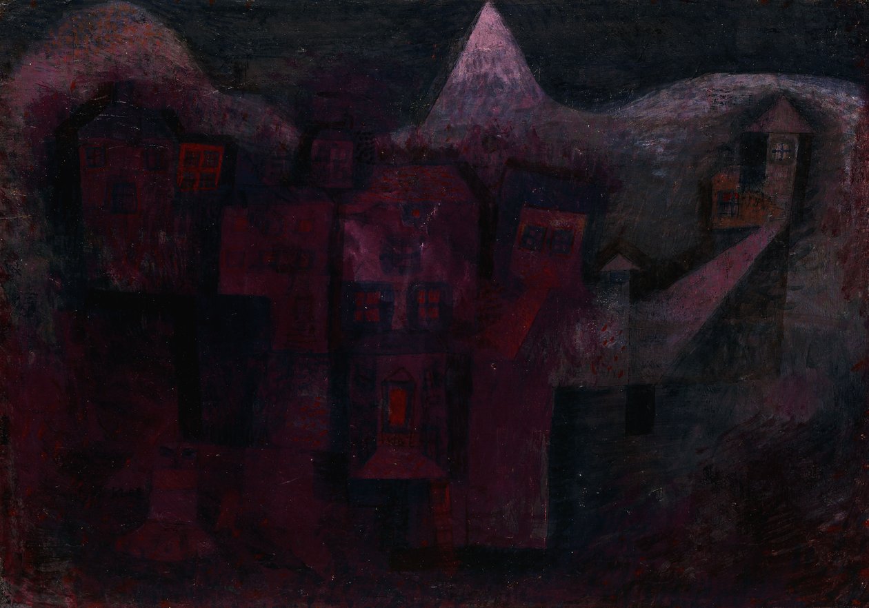 Southern Mountain Village; Sudliches Bergdorf tekijältä Paul Klee