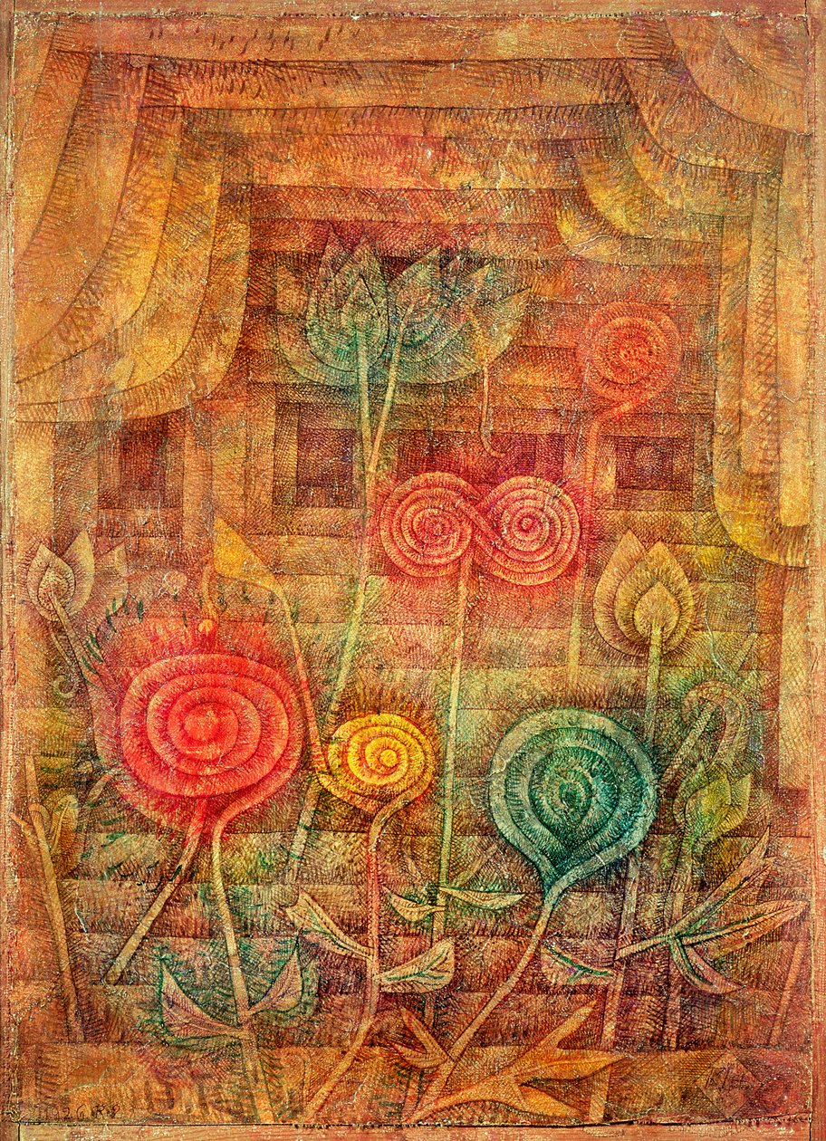 Spiraaliset kukat tekijältä Paul Klee