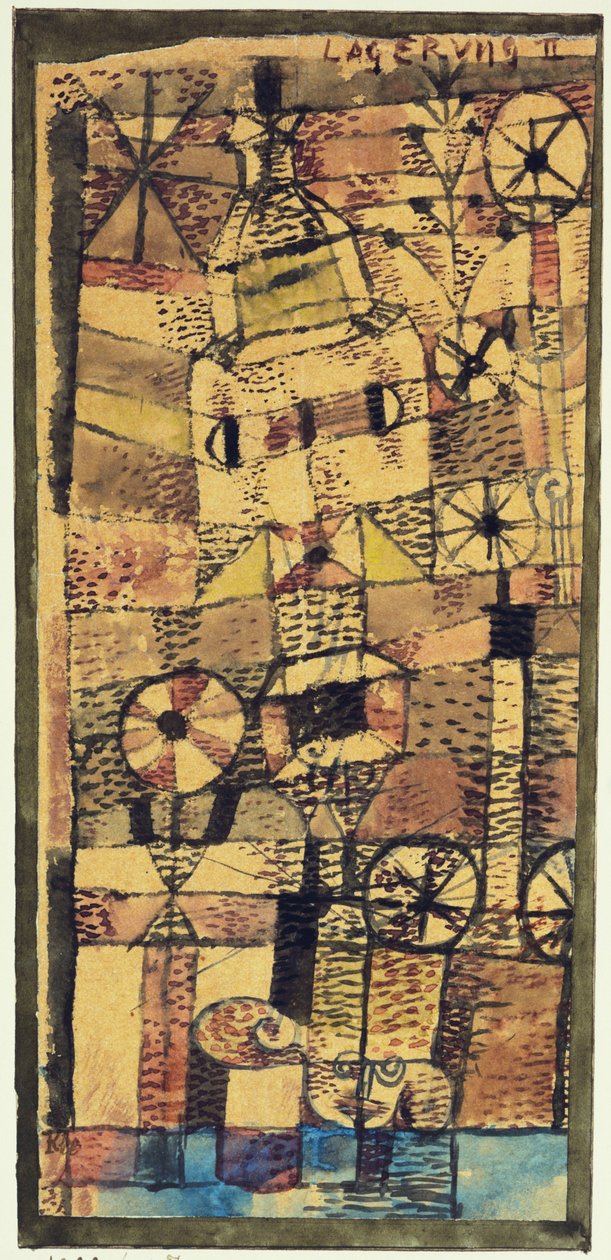 Stratifikaatio II tekijältä Paul Klee