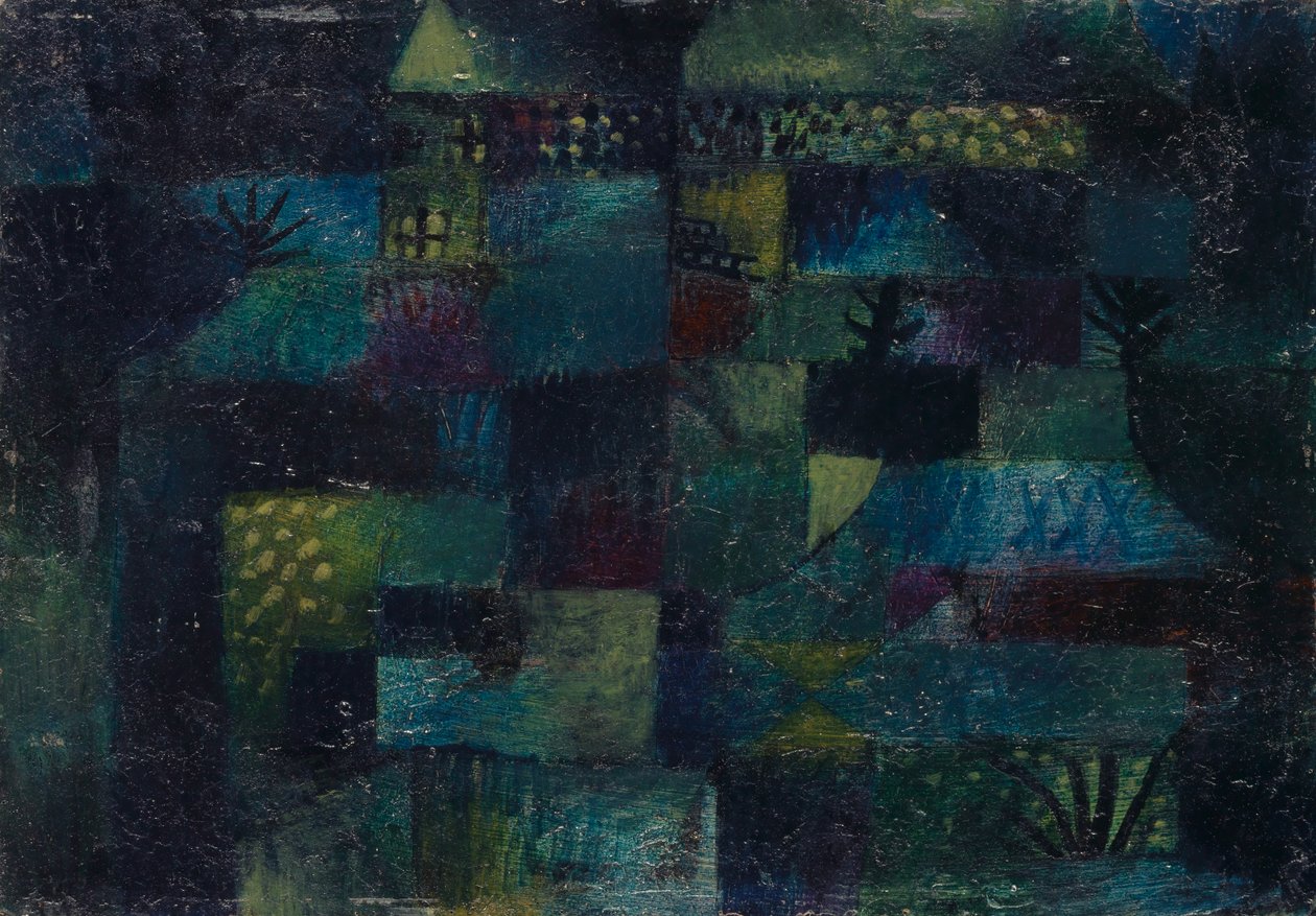 Rivitalo puutarha tekijältä Paul Klee