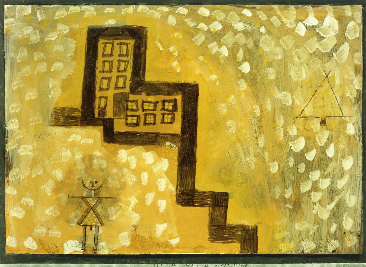 Talo kukkulalla; Talo korkealla tekijältä Paul Klee