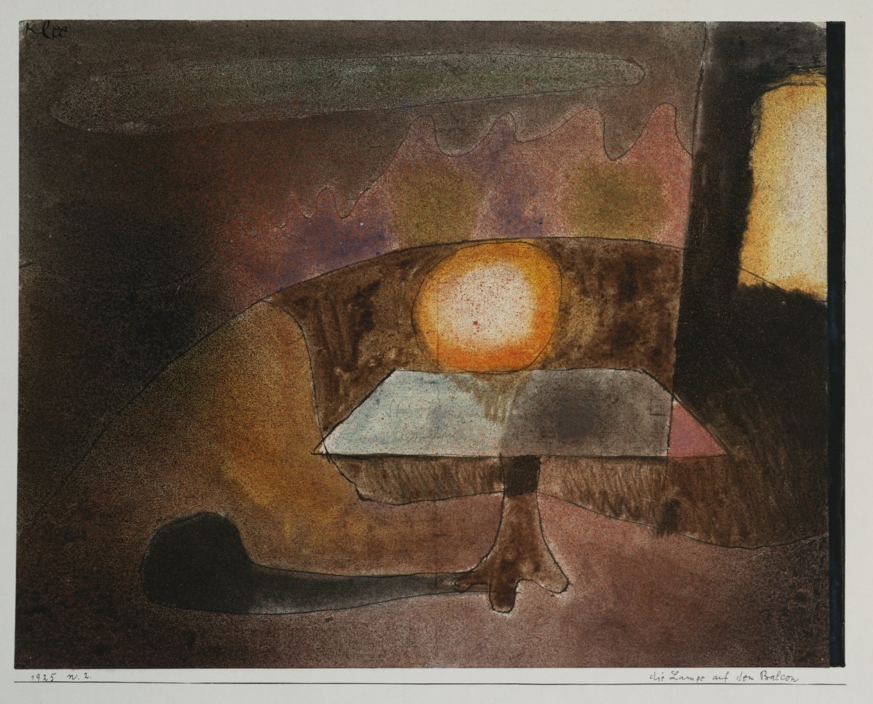 Lamppu terassilla tekijältä Paul Klee