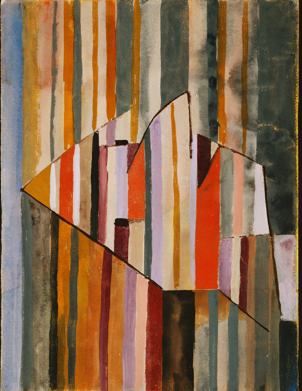 Pyramid Clown; Klovnipyramidi tekijältä Paul Klee