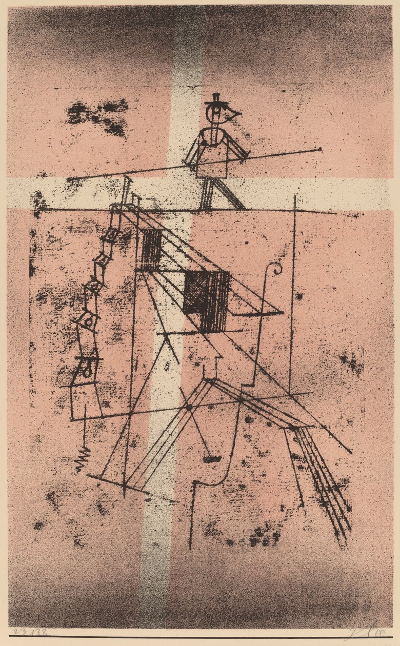 Tight Rope Walker (Seiltänzer) tekijältä Paul Klee