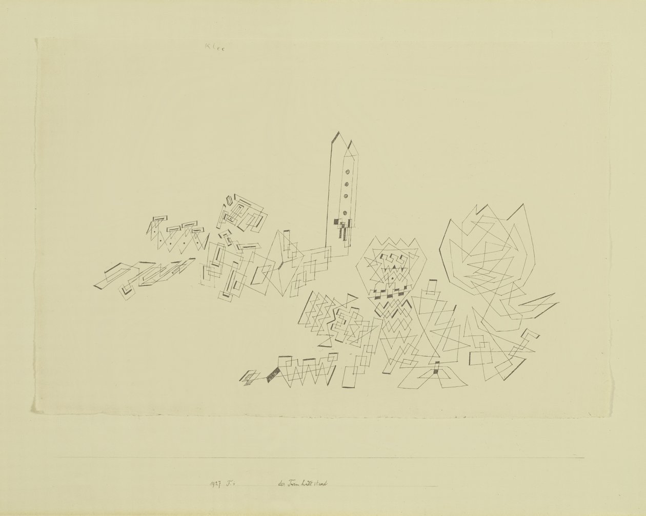 ਟਾਵਰ ਅਟੈਕਫਿਨਿਸ਼ ਦਾ ਸਾਮ੍ਹਣਾ ਕਰਦਾ ਹੈ tekijältä Paul Klee