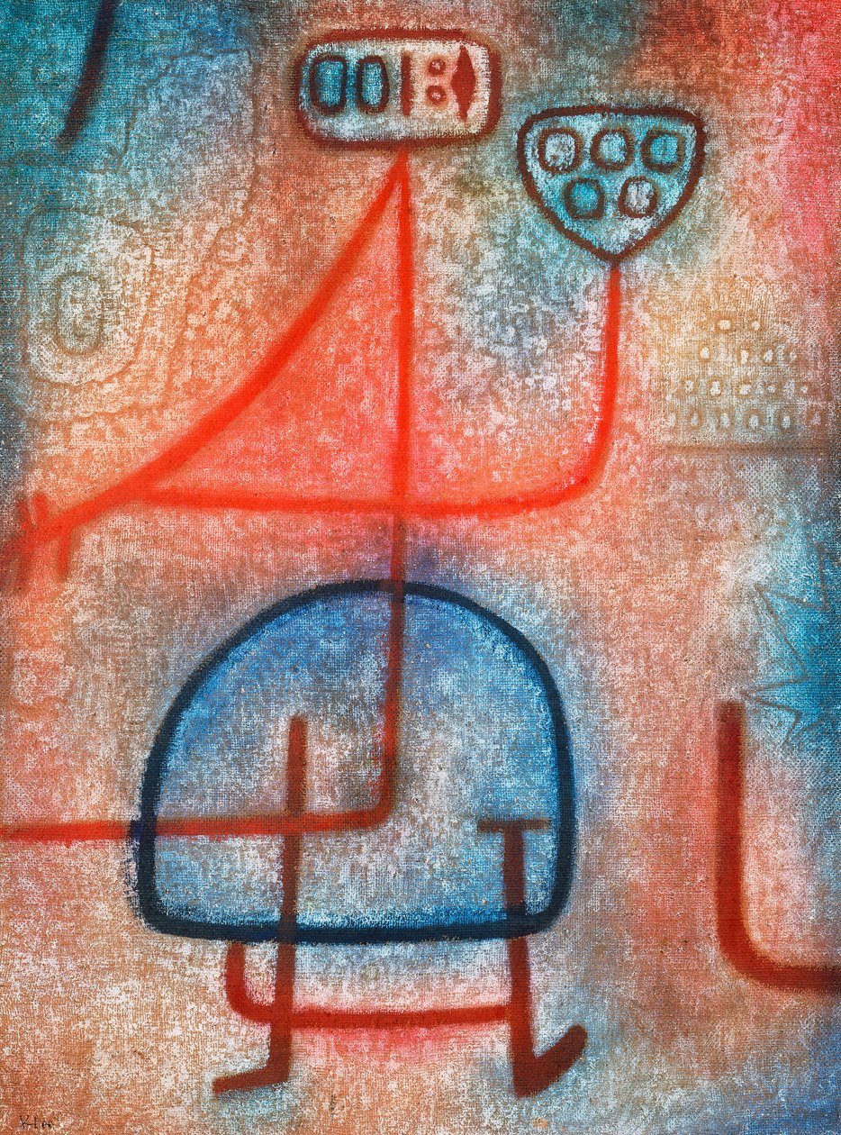Kaunis puutarhuri (öljy kankaalle) tekijältä Paul Klee