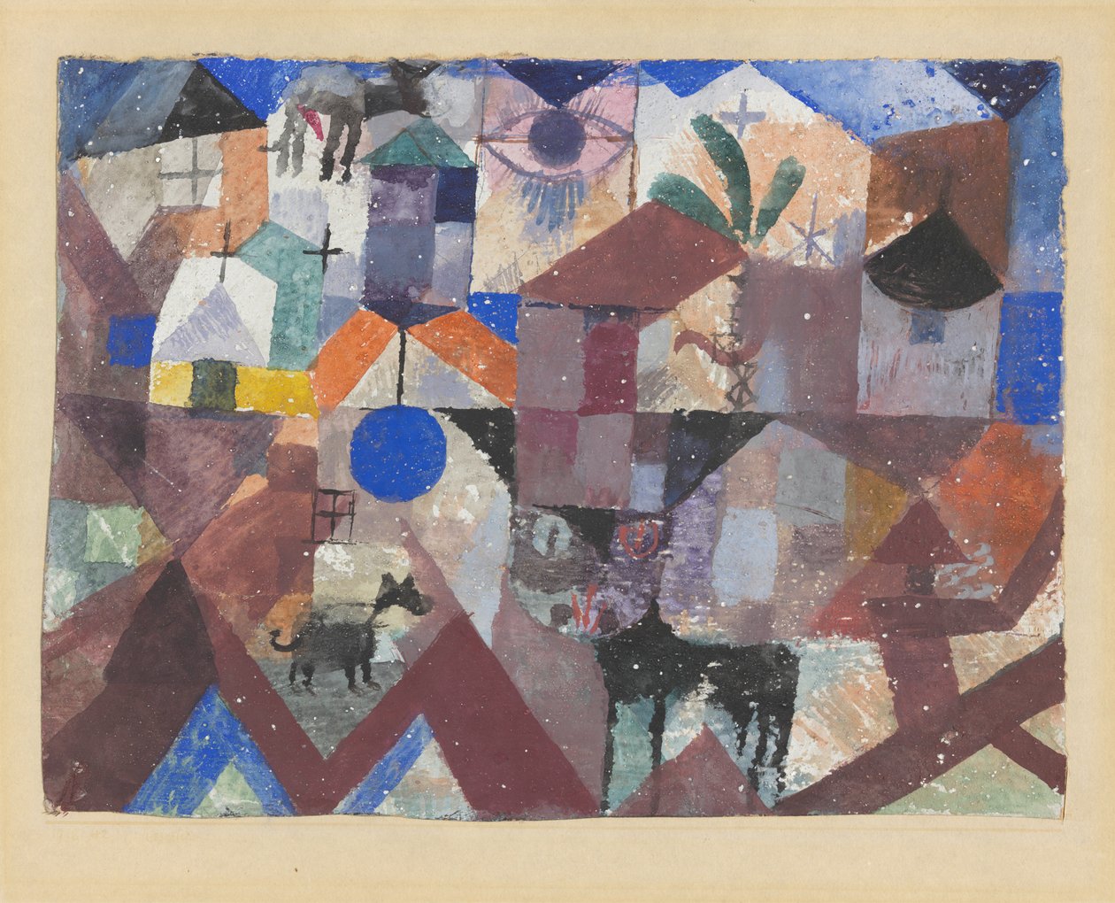Tiergarten, 1918. tekijältä Paul Klee