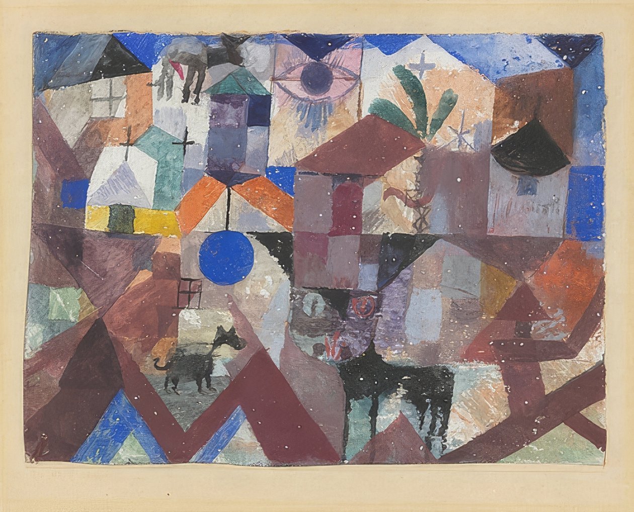 Eläintarha. 1918 tekijältä Paul Klee