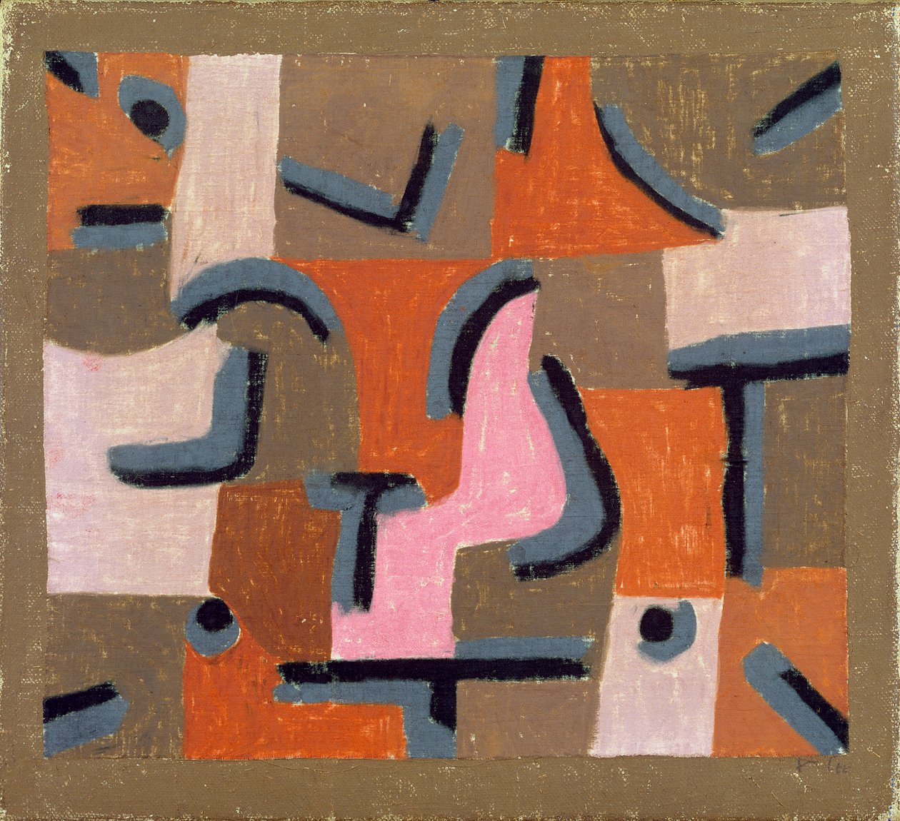 Kaupungin keskusta tekijältä Paul Klee