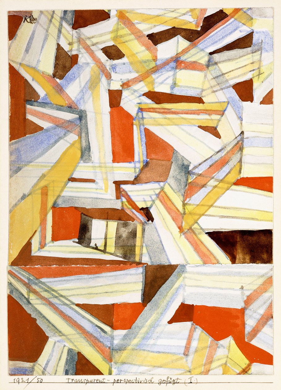 Läpinäkyvä näkökulmapiste tekijältä Paul Klee