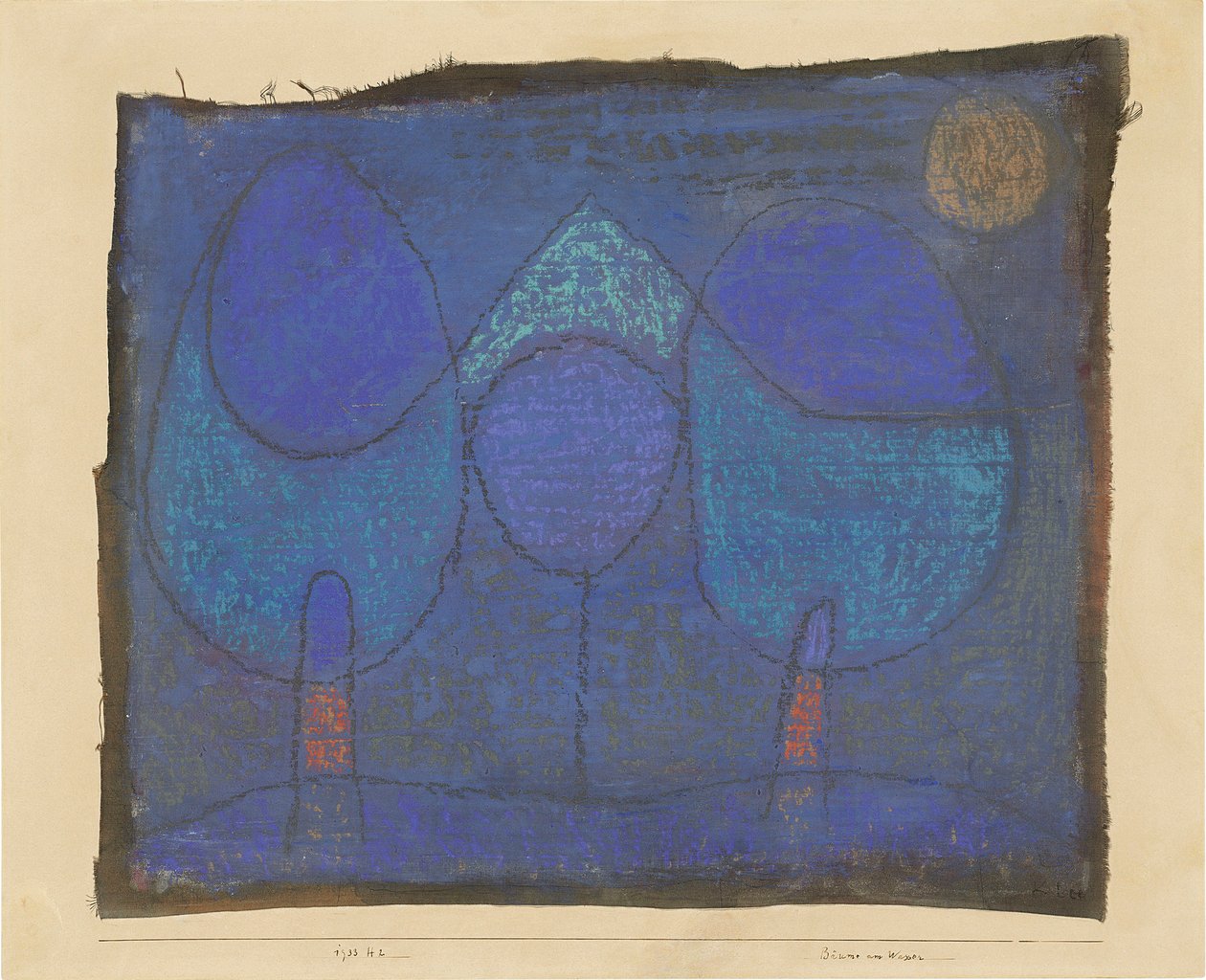 Puut veden äärellä, 1933. tekijältä Paul Klee