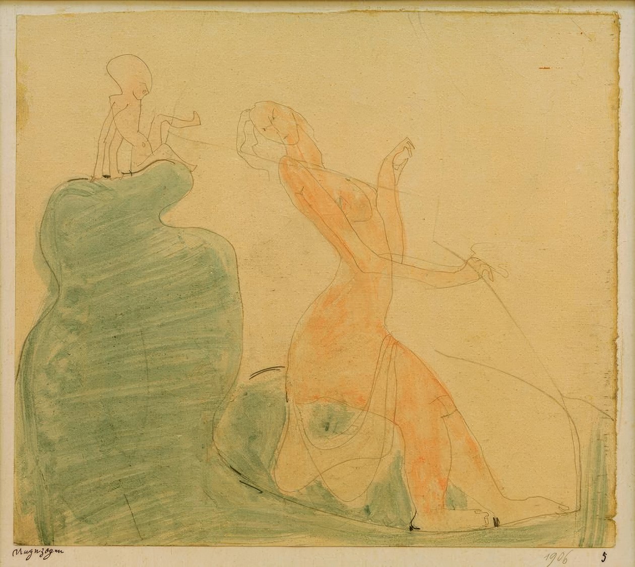 Ungezogen (Aphrodite und der ungezogene Eros tekijältä Paul Klee