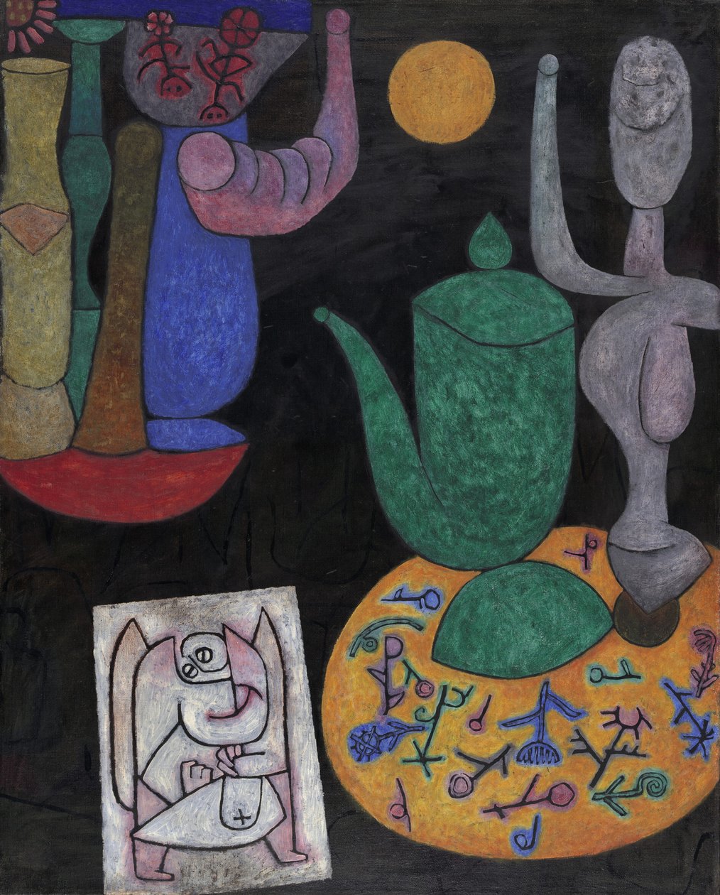 Nimetön Viimeinen asetelma, 1940 tekijältä Paul Klee